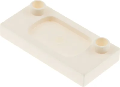 Produktbild von 1x Lego Duplo Möbel Waschbecken weiß flach Badezimmer Puppenhaus 6286374 65112