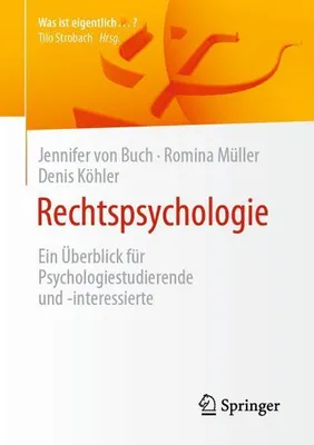Produktbild von Rechtspsychologie