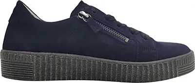 Imagen del producto de Gabor. Zapatos planos con cordones, color azul, para uso casual
