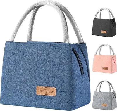 Produktbild von Unyqoos® Kühltasche 5,5 l – kleine Lunchbag, isolierte Thermotasche für Arbeit & Picknick, 22 x 14 x 17 cm, blau