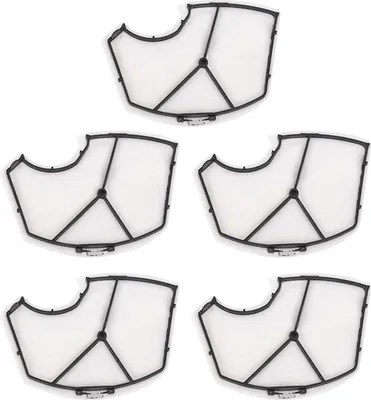 Image de set de 5 pièces de rechange pour filtres d'aspirateur pour Vorwerk Kobold VK140/FP140 VK150