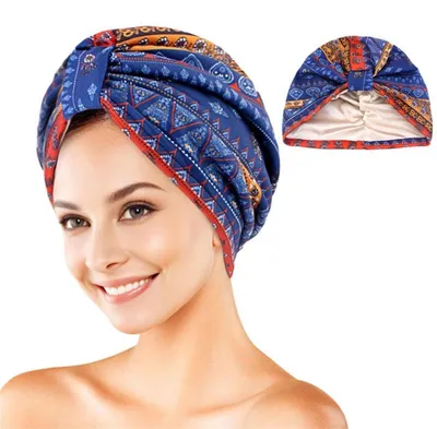 Obrázok produktu pre Šatky na hlavu pre ženy s vypadávaním vlasov – turbany z polyesteru určené pre ženy podstupujúce chemoterapiu