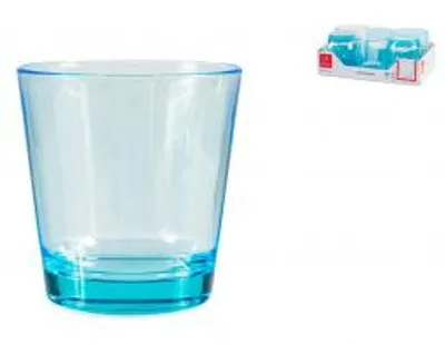 Immagine prodotto di BORMIOLI ROCCO Set 6 Bicchieri Sestriere Vetro Azzurro Cl 24