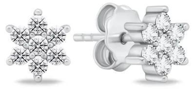 Immagine prodotto di Incantevoli orecchini in argento con zirconi chiari EA846W