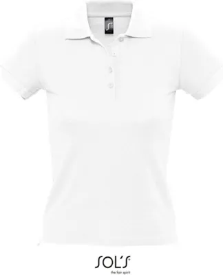 Produktbild von SOLs 11310 | Ladies Poloshirt People 210 - Farbe: White - Größe: XXL