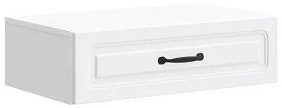 Image de Table d'appoint murale Blanc 59 x 34,5 x 17 cm
