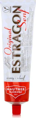 Produktbild von Mautner Estragon Senf 330g - Das würzig scharfe Original (1er Pack)