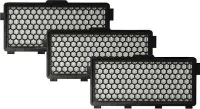 Produktbild von vhbw 3 Staubsaugerfilter kompatibel mit Miele S6250, S6260, S 6000 - S 6999, S5980, S5 EcoLIne, S5981 Staubsauger - HEPA Abluft-Filter Schwarz Weiß