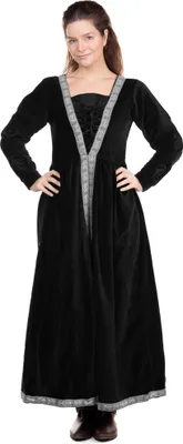 Produktbild von Zauberin Samtkleid dunkelrot Größe: XS