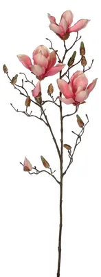 Image de Mica Decorations Fleur artificielle Magnolia - H88 cm - Rose