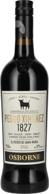 Image de Osborne Pedro Ximénez 1827 Sherry 17% Vol. 0,75l