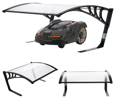 Produktbild von TRUTZHOLM Mähroboter Garage wetterfest Überdachung mit UV-Schutz & Metallfüßen Carport
