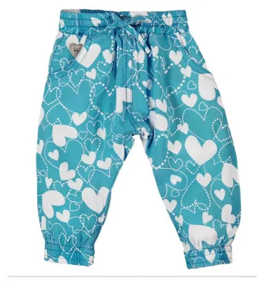 Produktbild von Bóboli Baby Mädchen Hose Herzen blau Gr. 62 - 92 62