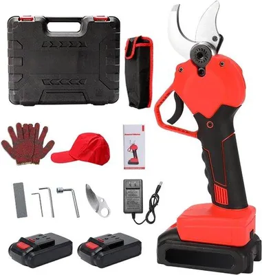 Image de Sécateur électrique pour le jardinage et la taille - capacité de coupe de 40 mm, batterie de 2000 mAh