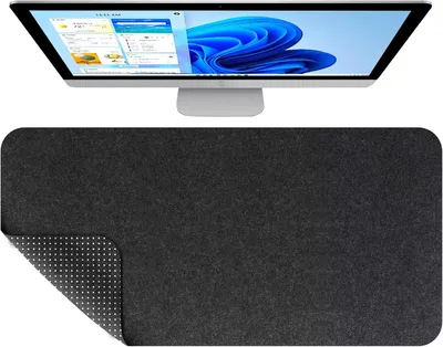 Produktbild von Schreibtischunterlage 100x40 cm, Filz, antirutsch Gummibasis, für Büro