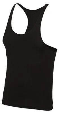 Produktbild von Just Cool JC009 | Cool Muscle Vest Herren Sport T-Shirt +UV-Sonnenschutz - Farbe: Jet Black - Größe: XXL