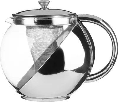 Zdjęcie produktu dla Dzbanek na herbatę, 1100 ml - chromowany
