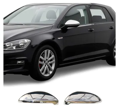 Zdjęcie produktu dla Nakładki na lusterka osłona lusterka do VW Touran 5T1 2015-2025 stal nierdzewna srebrna 2szt, Obraz wygenerowany przez AI