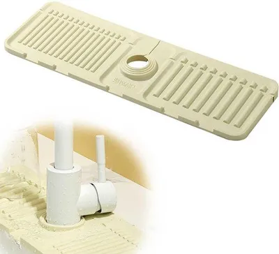 Obrázok produktu pre Silikónová podložka pod drez, ochrana proti striekajúcej vode, strmý odtokový žľab