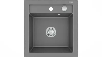Produktbild von Mexen Vito 1-Becken-Granit-Spüle 520 x 490 mm, Grau - 6503521000-71