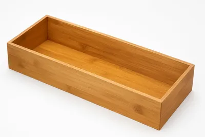 Bestekorganizer aus Bambus, 38x15x7 cm, Schubladeneinsatz