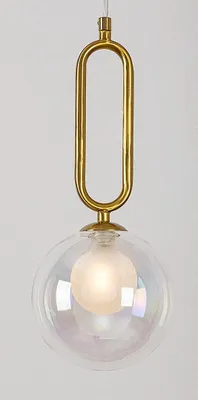 Obrázok produktu pre Závesné svietidlo ROSEHIP G9 1x MAX 25W kov šampanské, sklo viacfarebné V:150cm Ø15cm stmievateľné