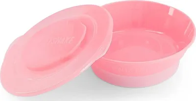 Obrázek produktu pro Dětská miska 6+ m, pastelově růžový