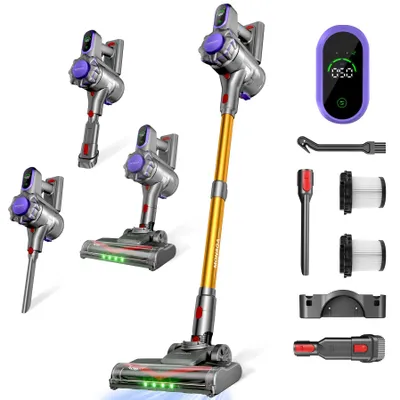 Produktbild von MONSGA Akku Staubsauger Kabellos 45KPa/50Min mit Display,Bürstenloser Motor