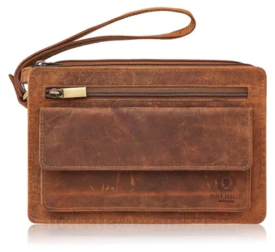 Produktbild von Herrenhandtasche aus Leder Paolo Peruzzi T-23-HBR