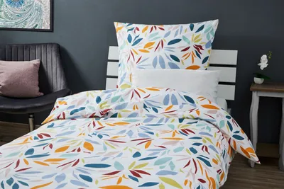 Produktbild von Bettwäsche mit Konfettimuster bedruckt 80 x 80 cm