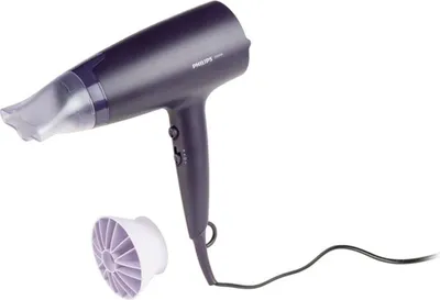 Produktbild von Philips 3000 series BHD340/10 Haartrockner, Gleichstrom, Violett, Hängender Ring, 1,8 m, 2100 W, 220-240 V
