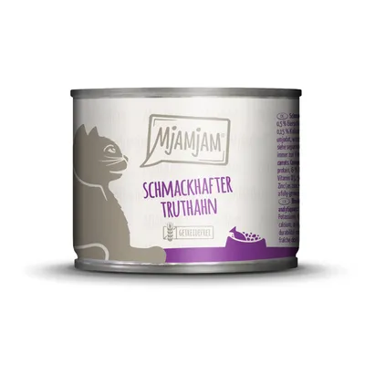 Produktbild von MjAMjAM Schmackhafter Truthahn an leckeren Möhrchen, Adult, jede Rasse, Karotte, Türkei, 200 g, Getreidefrei, Ohne künstliche Farbstoffe