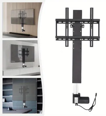 Produktbild von TV-Lift – Motorisierte TV-Ständer – Motorisierte TV-Halterung – Höhenverstellbar – Verstellbarer TV-Halter