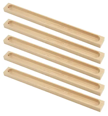Räucherstäbchenhalter aus Bambus, 5 Stück, 23 x 2 cm, verstellbar