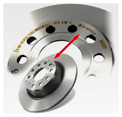 Produktbild von Bremsenset Hinterachse mit Bremsscheiben Hinten Ø 282 mm und Bremsbelägen Hinten