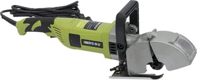 Obrázok produktu pre Elektrická drážkovačka/rezací stroj na steny – 4000 W – 6500 ot./min – hĺbka rezu 0–3,7 cm – šírka rezu 0–3,3 cm – kotúč 12,1 cm – 220 V EU zástrčka – svetlozelená