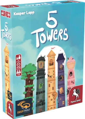 Productafbeelding van 5 Towers (Deep Print Games) (Engelse editie)
