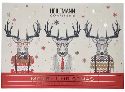 Produktbild von Heilemann Confiserie Adventskalender Edelbitter-Pralinés