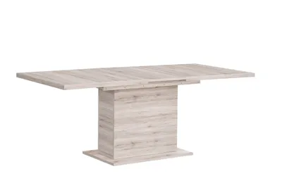 Produktbild von Kulissentisch >DINING TABLES< ausziehbar bis 200cm, Sandeiche Nachbildung - 160/200x76,6x90cm (BxHxT)