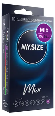 Immagine prodotto di My.Size Mix Preservativi misura 7, 69 mm, confezione standard, 10 Pezzi