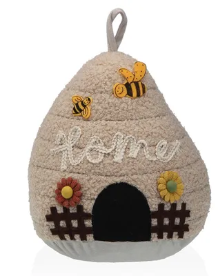 Productafbeelding van Decoratieve deurstopper Zwerm, afmetingen 22 x 18 x 20 cm, kleur beige