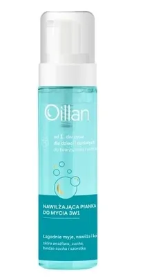 Obrázek produktu pro Oillan Účinná Péče 3v1 pro Tělo a Vlasy – Jemný 200 ml.