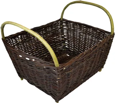 Produktbild von Kaminkorb Holzkorb Kaminholzkorb aus Weide Madeira 56 cm natur