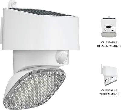 Zdjęcie produktu dla Wielofunkcyjna/regulowana lampa solarna LED 2000 lm IP65