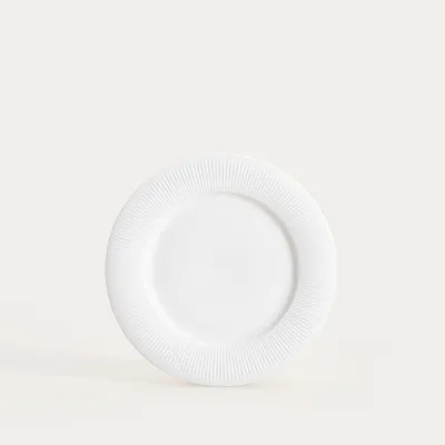 Zdjęcie produktu dla HOMLA Talerz DIBBA deserowy z ryflowanym wzorem 20,5 cm