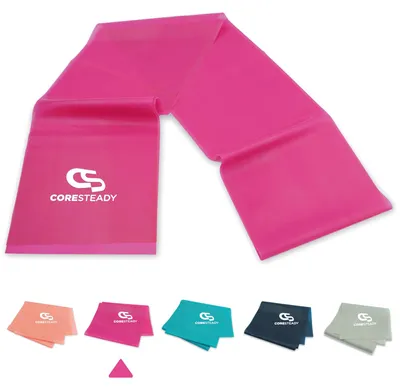 Imagen del producto de Banda de resistencia, color magenta, de 1,3 metros, para pilates y entrenamiento de fuerza