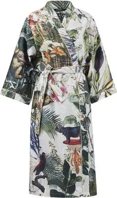Produktbild von MOOOI Baumwollsatin-Kimono Menagerie Kimono Farbe Ivory Größe M/L