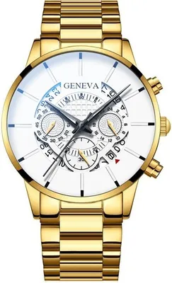 Produktbild von Dylan Uhr - Elegante Herrenuhr in Gold für jeden Anlass KP11459