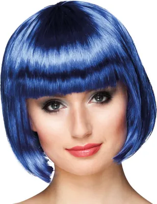 Produktbild von Boland 85896, Karnevalskostüm-Perücke, Erwachsener, Weiblich, Polyester, Blau, 225 g
