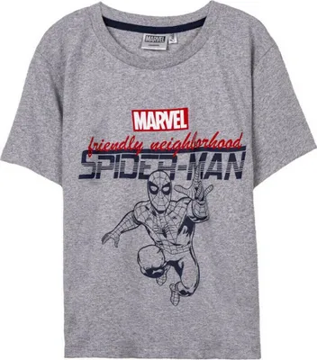 Produktbild von Kurzarm-T-Shirt Spiderman Für Kinder Grau - 8 Jahre